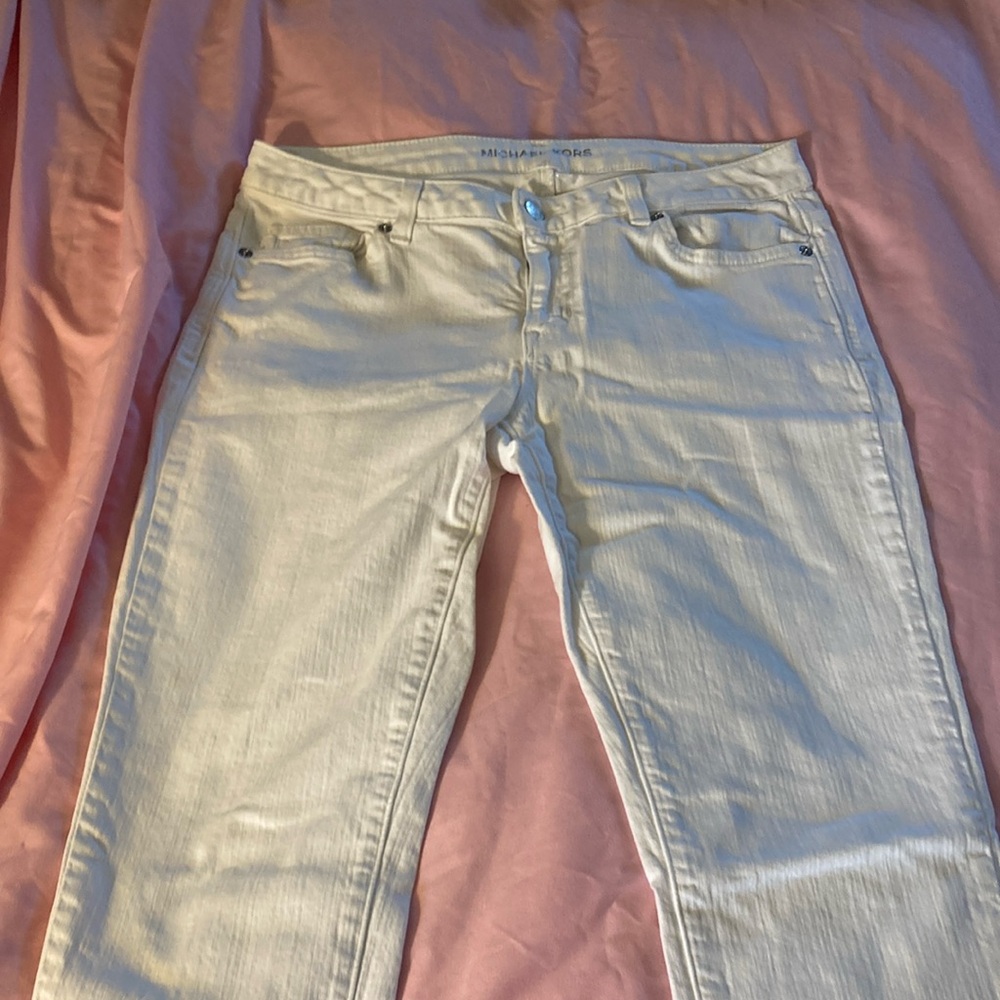 Michael Kors Women's Cream Jeans